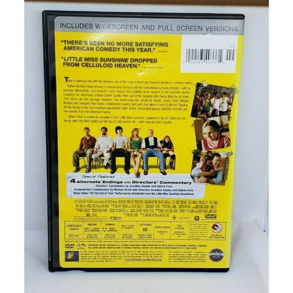 2006 Little Miss Sunshine DVD Steve Carell | Clean, No Scratches, Rated R - Picture 4 of 7